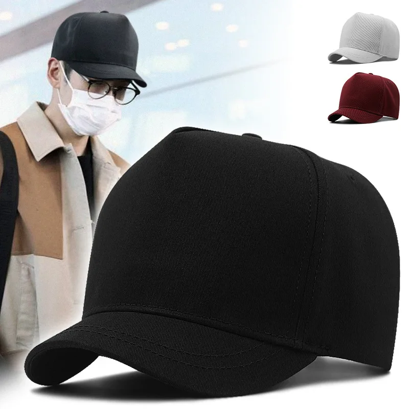 Dad Hat Cotton - Topi Baseball Ukuran Besar yang Dapat