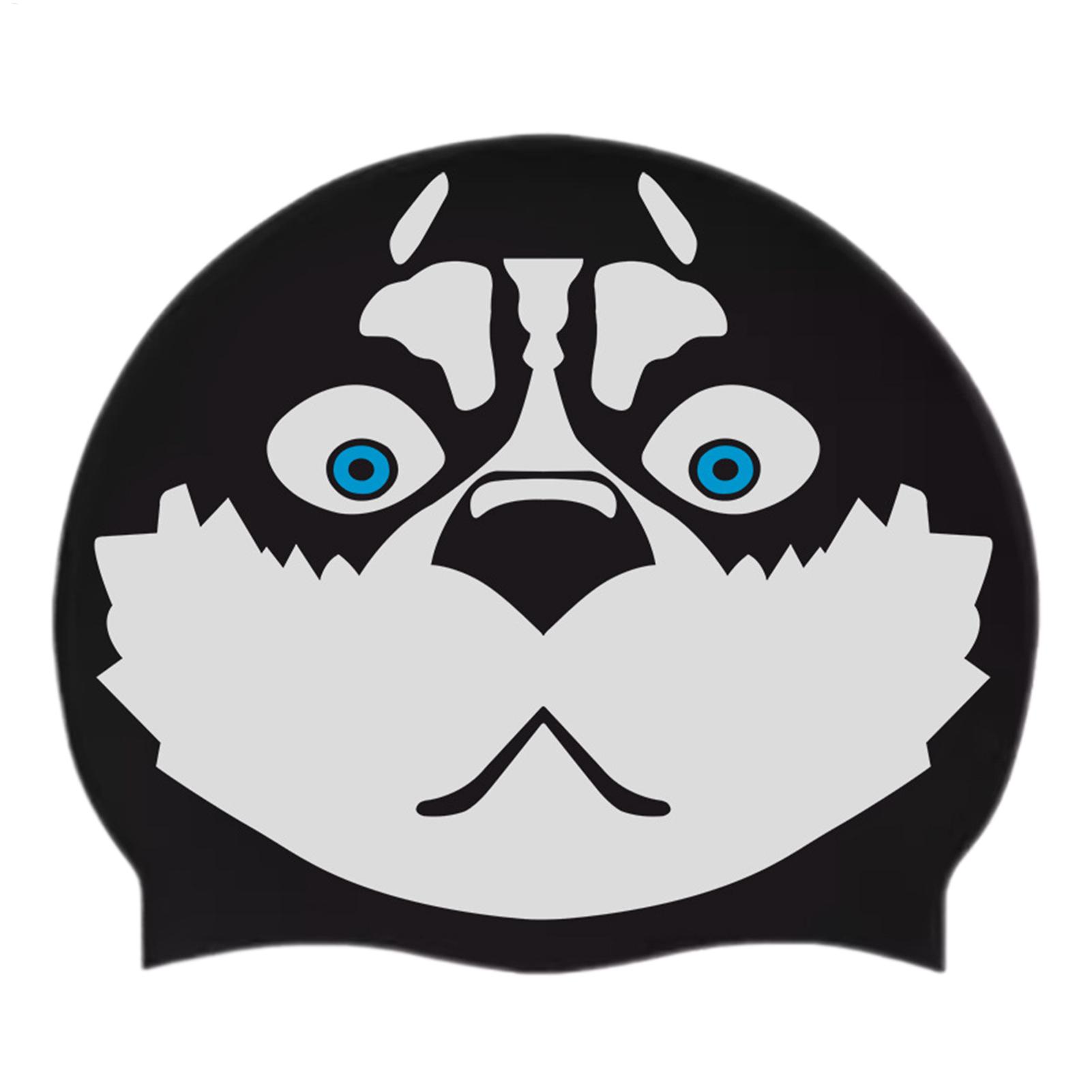 Swim Hat Silicone - Topi Renang Silikon Motif Anjing, Penutup