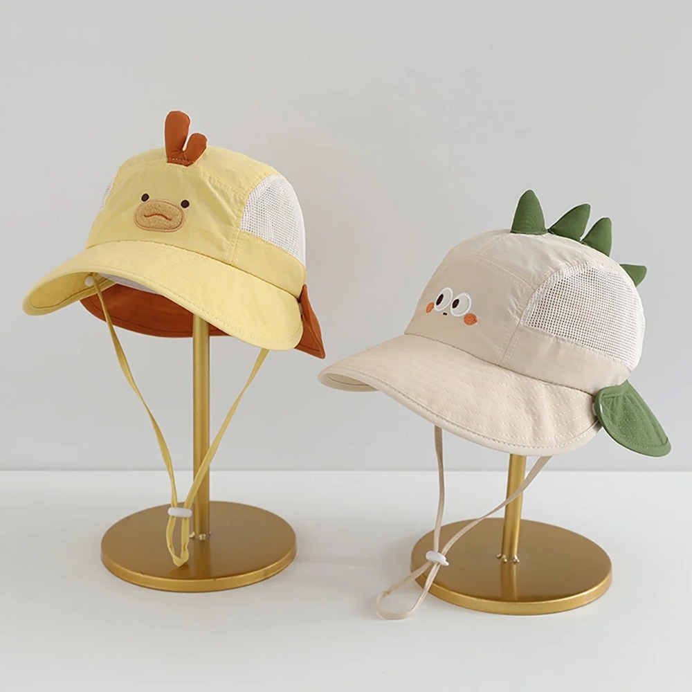Visor Sun Hat - Topi Pantai Bayi Kartun Lucu dengan