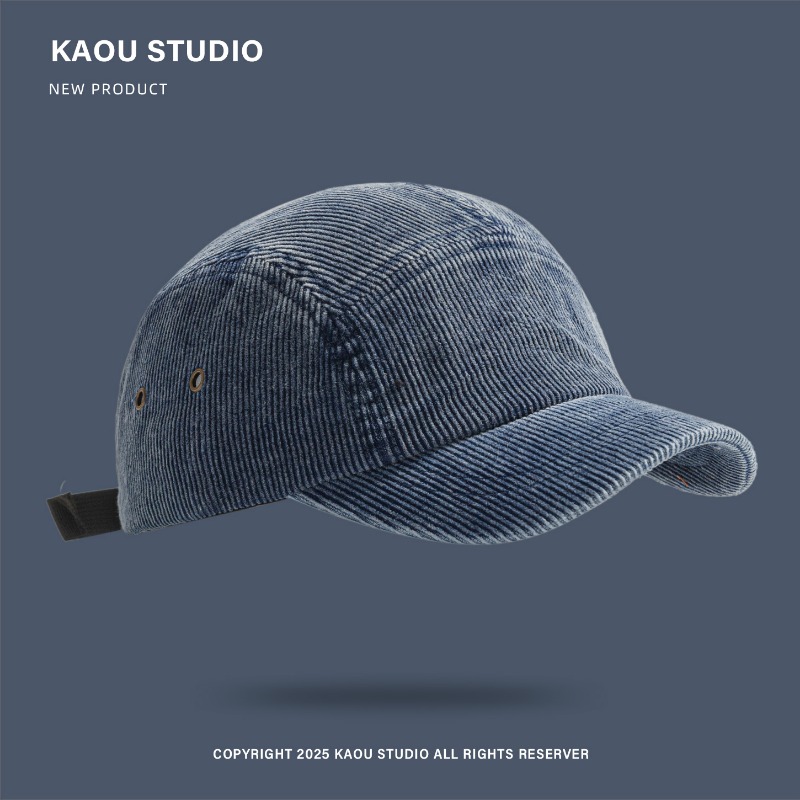 Topi Corduroy 5 Panel Unisex,  - Corduroy Cap 5 Panel ulasan dan harga