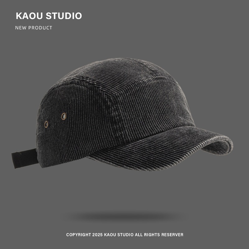 Topi Corduroy 5 Panel Unisex,  - Corduroy Cap 5 Panel ulasan dan harga