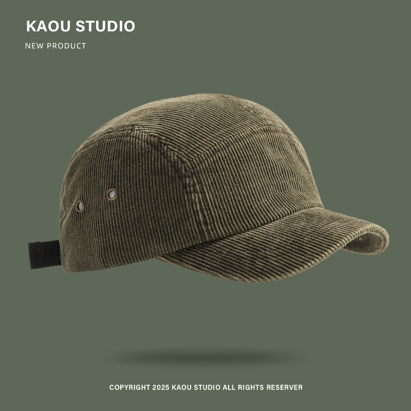 Topi Corduroy 5 Panel Unisex,  - Corduroy Cap 5 Panel ulasan dan harga