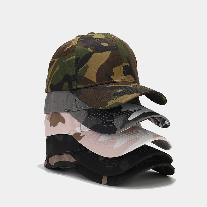 Topi Bisbol Kamuflase Hutan, T - Dad Hat Cotton ulasan dan harga