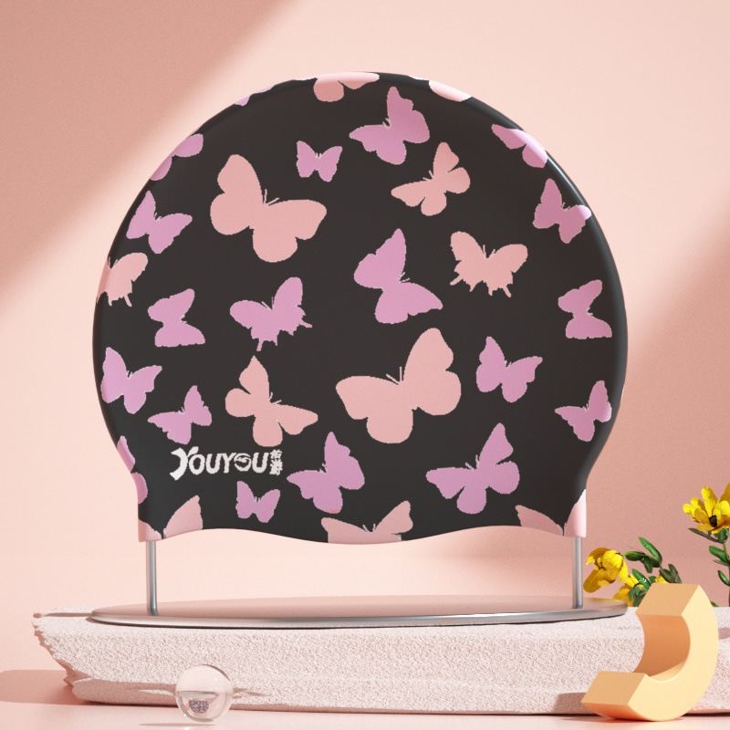 Topi Renang Lucu Elastis Tingg - Swim Hat Silicone ulasan dan harga