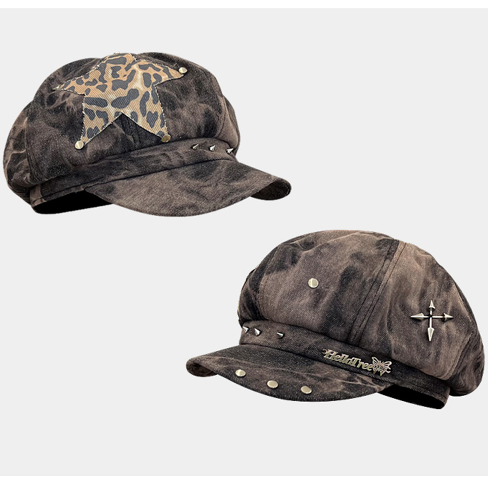 Y2K Topi Baret Desain Paku Kel - Dad Hat Cotton ulasan dan harga