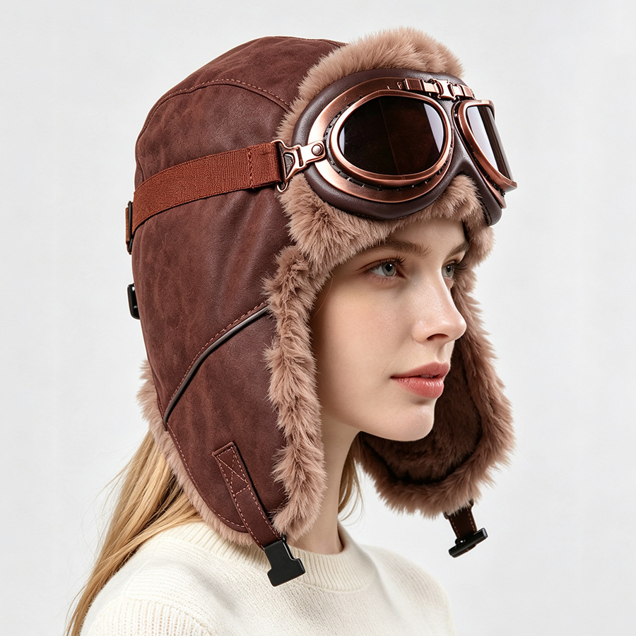 Topi Aviator Vintage dengan Ka - Winter Trapper Hat ulasan dan harga
